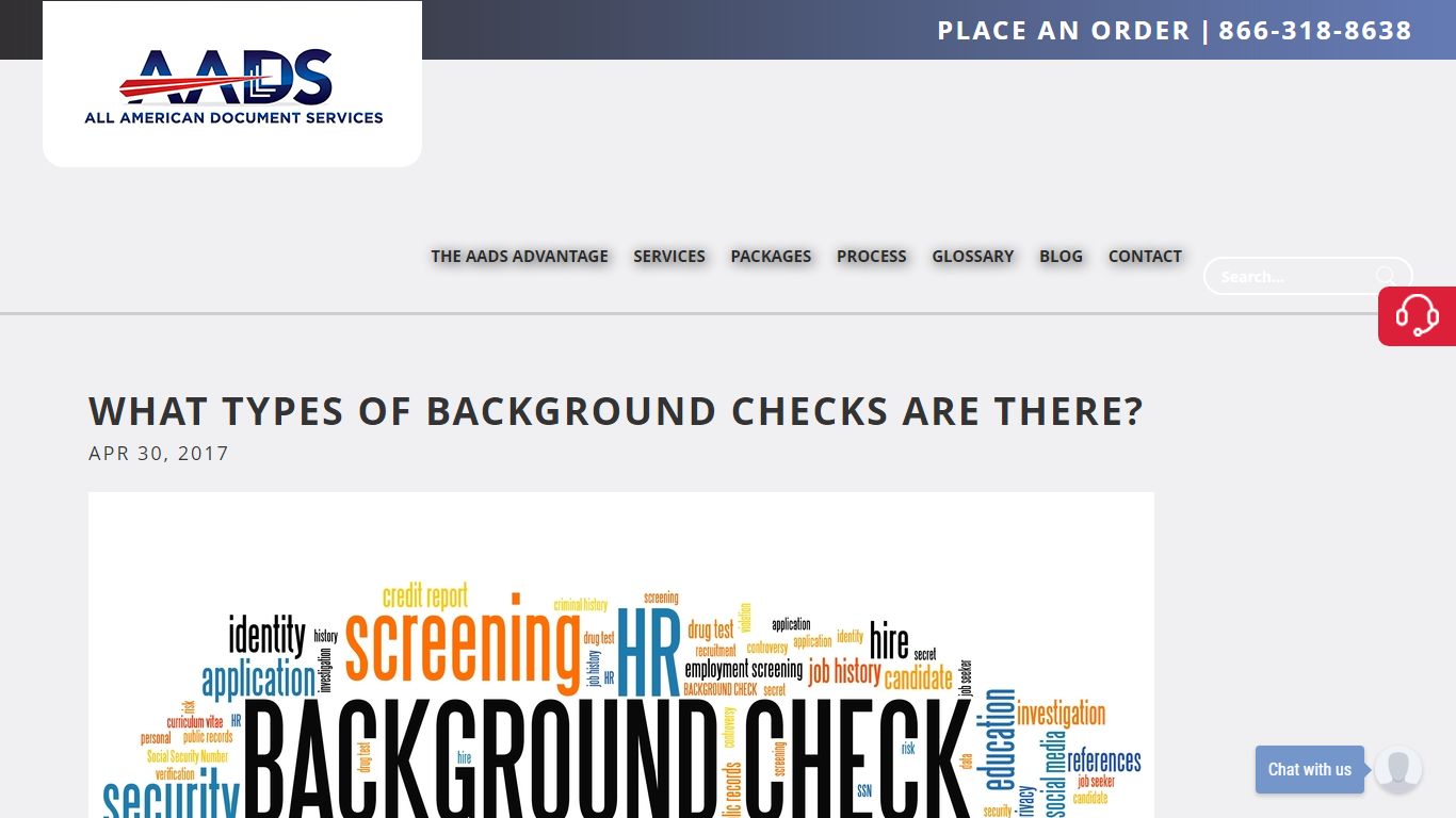 What Types of Background Checks are there? - All American Document Services